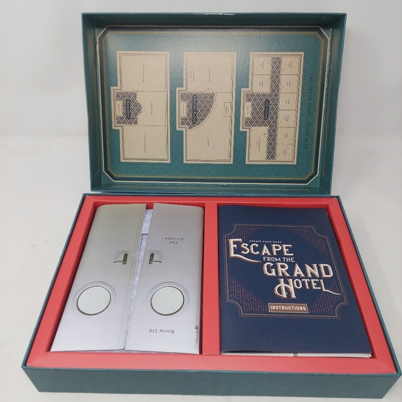 Escape From Grand Hotel Mystery Interactive Family Fun Puzzle Board Game Murder - Picture 7 of 12